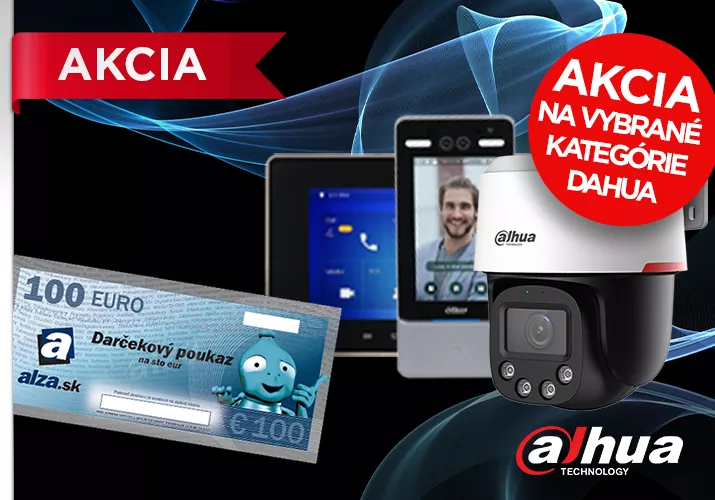 Nakupujte Dahua produkty, získajte poukazy ALZA