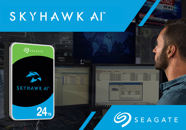 Seagate SkyHawk AI 24 TB zvyšuje kapacitu a výkon zabezpečenia