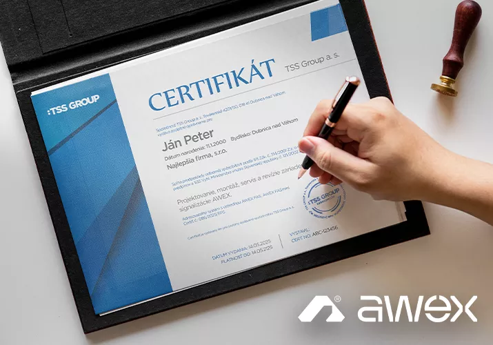 Získali sme certifikáciu FAS a FASmini 