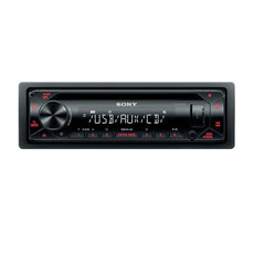 Autorádio SONY, 1 DIN s CD, AUX, USB, oranžové CDXG1301U.EUR