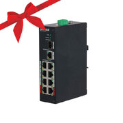 Dahua GIFTZO2512-04 8portový PoE switch