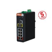 Dahua PFS4210-8GT-DP-V2 priemyselný PoE switch