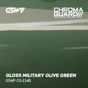 GSWF MILITARY PPF fólia na ochranu laku, lesklá, zelená