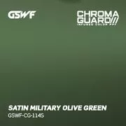 GSWF SATIN MILITARY PPF fólia na ochranu laku, saténová, zelená