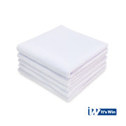 It's Win WINC-122 sada mikrovláknových utierok, 310gsm, 40x40cm, biela, 5ks