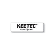 KEETEC LP COVER WHITE reklamná tabuľka s logom na miesto ŠPZ