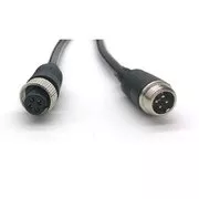 M12 1m Kábel pre kameru 4PIN samica-samec