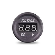 MY1082 Voltmeter, 6-30V, modrá LED