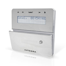 Satel INT-KLFR-SSW LCD klávesnica s dvierkami a RFID