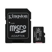 SD CARD 512GB Kingston Mikro SD s adaptérom
