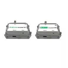 Simple IP+POE over coax sada prijímača a vysielača