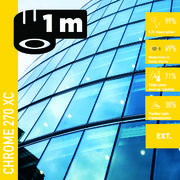 Solar Screen CHROME 270 XC (bm) protislnečná exteriérová fólia zrkadlová