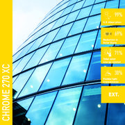 Solar Screen CHROME 270 XC protislnečná exteriérová fólia zrkadlová