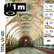 Solar Screen TOTAL UV 400 (bm) anti-UV interiérová fólia svetlošedá 1m