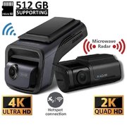 Thinkware U3000 2CH Autokamera 4K+2K, WiFi, GPS, BT, mikrovlnný senzor, Hotspot