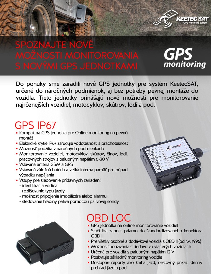 nove gps jednotky