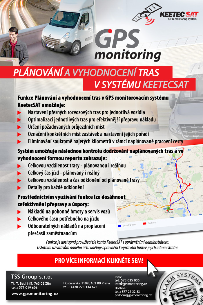 planovanie a vyhodnotenie tras