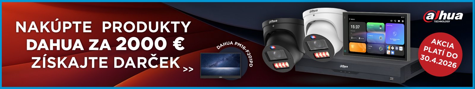 Akcia na produkty DAHUA